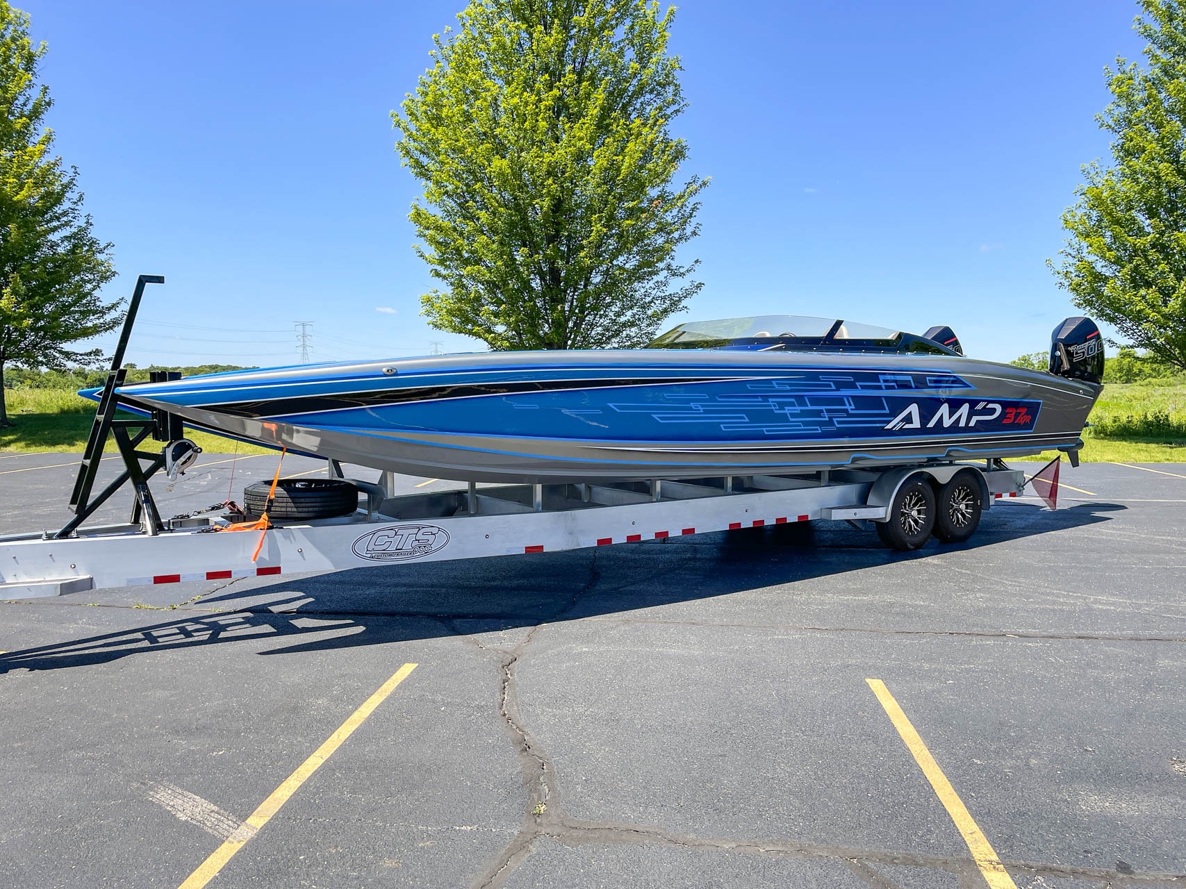 Used 2024 AMP 37 XPR Just Delivered! Merc Racing 500r Motors! 100+